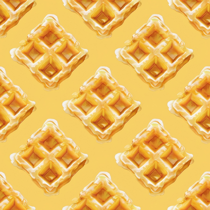 Butter Waffle Pattern 7 Quilting Cotton Fabric