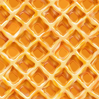 Butter Waffle Pattern 10 Quilting Cotton Fabric