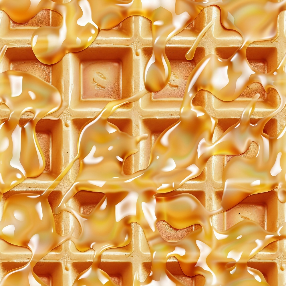 Butter Waffle Pattern 11 Quilting Cotton Fabric