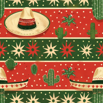 Celebrate Mexico Pattern 12 Quilting Cotton Fabric