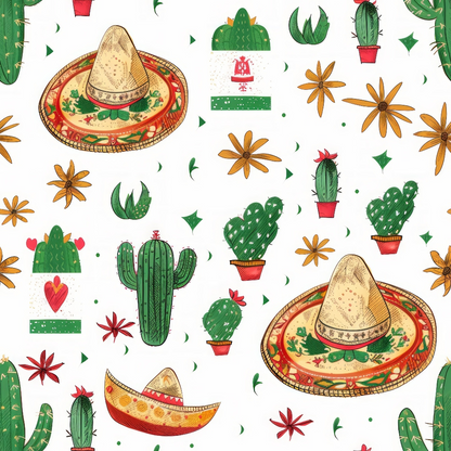 Celebrate Mexico Pattern 17 Quilting Cotton Fabric