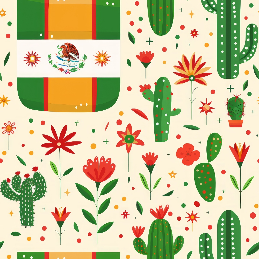 Celebrate Mexico Pattern 19 Quilting Cotton Fabric