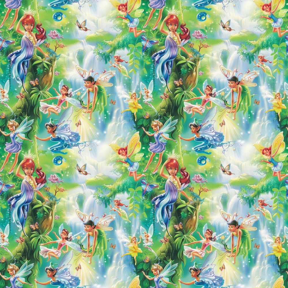 Fairies in the Forest Pattern 6 Quilting Cotton Fabric