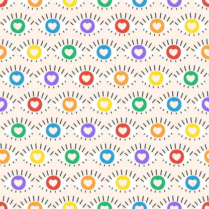 Love is Love Pattern 4 Quilting Cotton Fabric