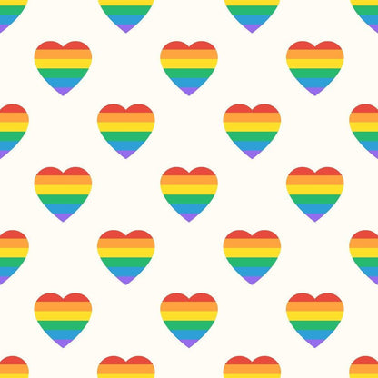 Love is Love Pattern 7 Quilting Cotton Fabric