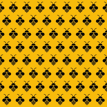 Bumble Bee Pattern 9 Quilting Cotton Fabric