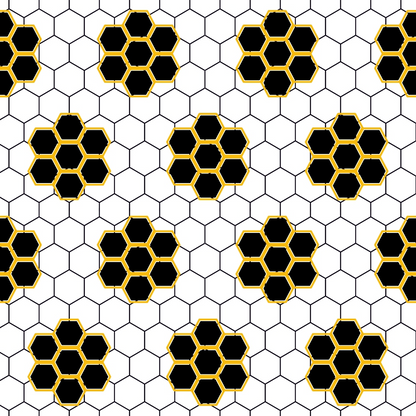 Bumble Bee Pattern 11 Quilting Cotton Fabric