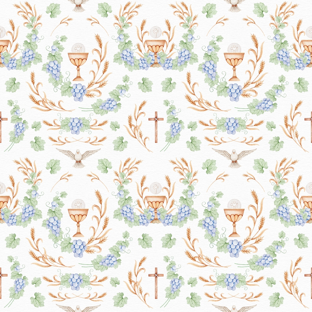 He Lives Pattern 18 Quilting Cotton Fabric