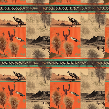 The Cowboy Life Pattern 10 Quilting Cotton Fabric