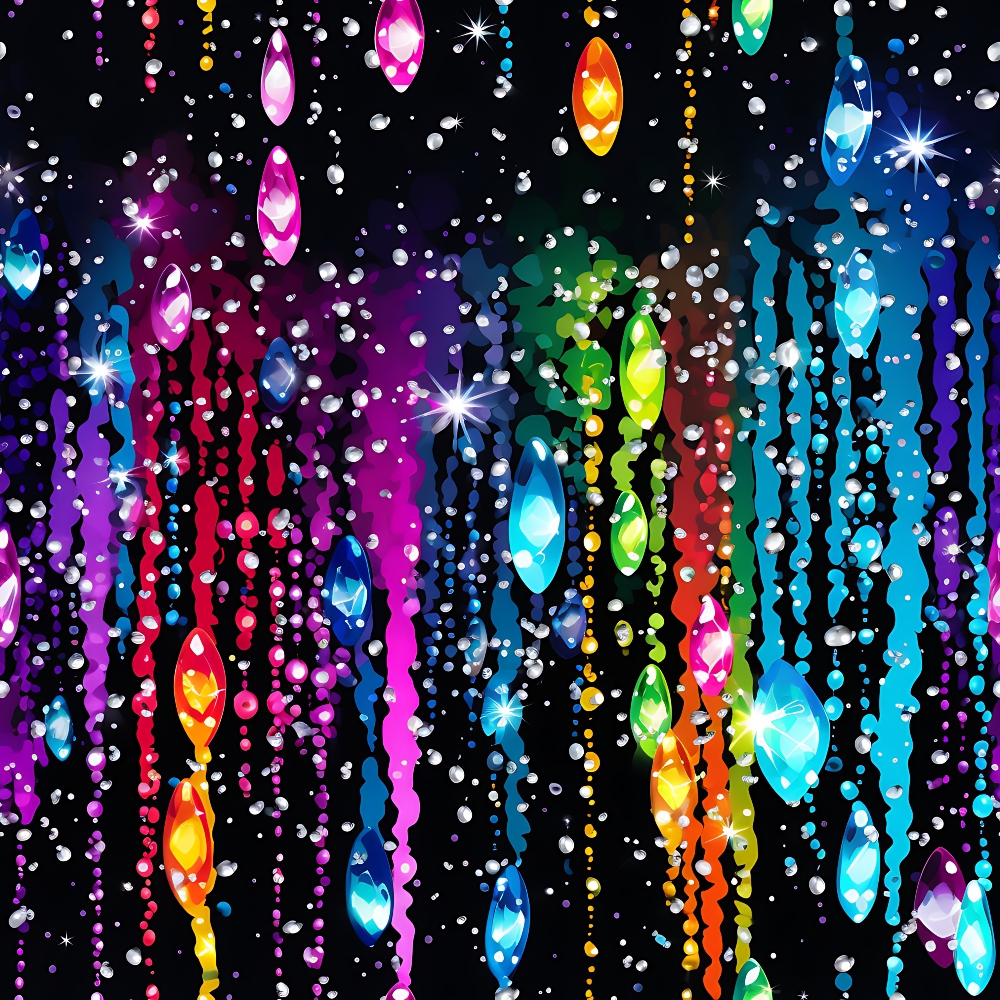 - Dripping Rainbow Liquid Pattern 2 Quilting Cotton Fabric  
- multicolor  
- dripping  
- liquid  
- abstract  
- vibrant  
- colorful  
- bright  
- rainbow  
- dots  
- beads  
- shiny  
- glitter  
- cotton  
- quilting  
- fabric