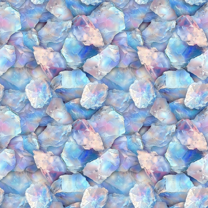 Opal Gemstone Pattern 4 Quilting Cotton Fabric