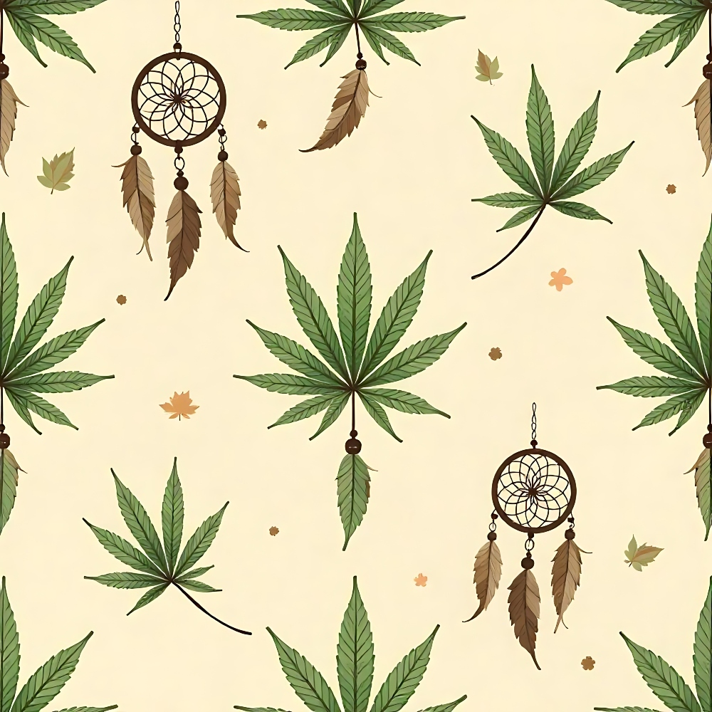 Southwestern Cannabis Pattern 11 Quilting Cotton Fabric