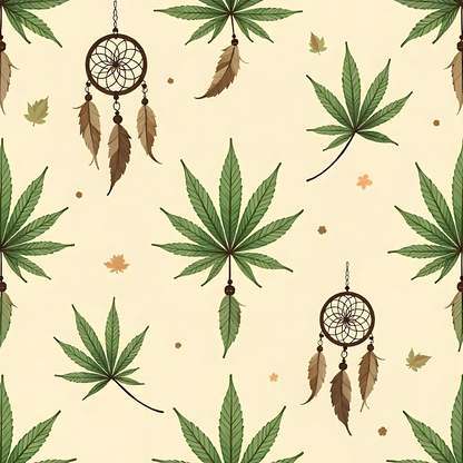 Southwestern Cannabis Pattern 11 Quilting Cotton Fabric