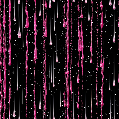 Dripping Pink Liquid Pattern 2 Quilting Cotton Fabric