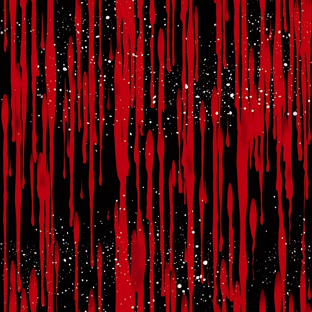 Dripping Red Liquid Pattern 1 Quilting Cotton Fabric
