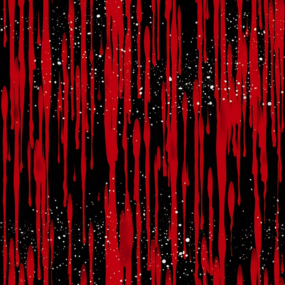 Dripping Red Liquid Pattern 1 Quilting Cotton Fabric