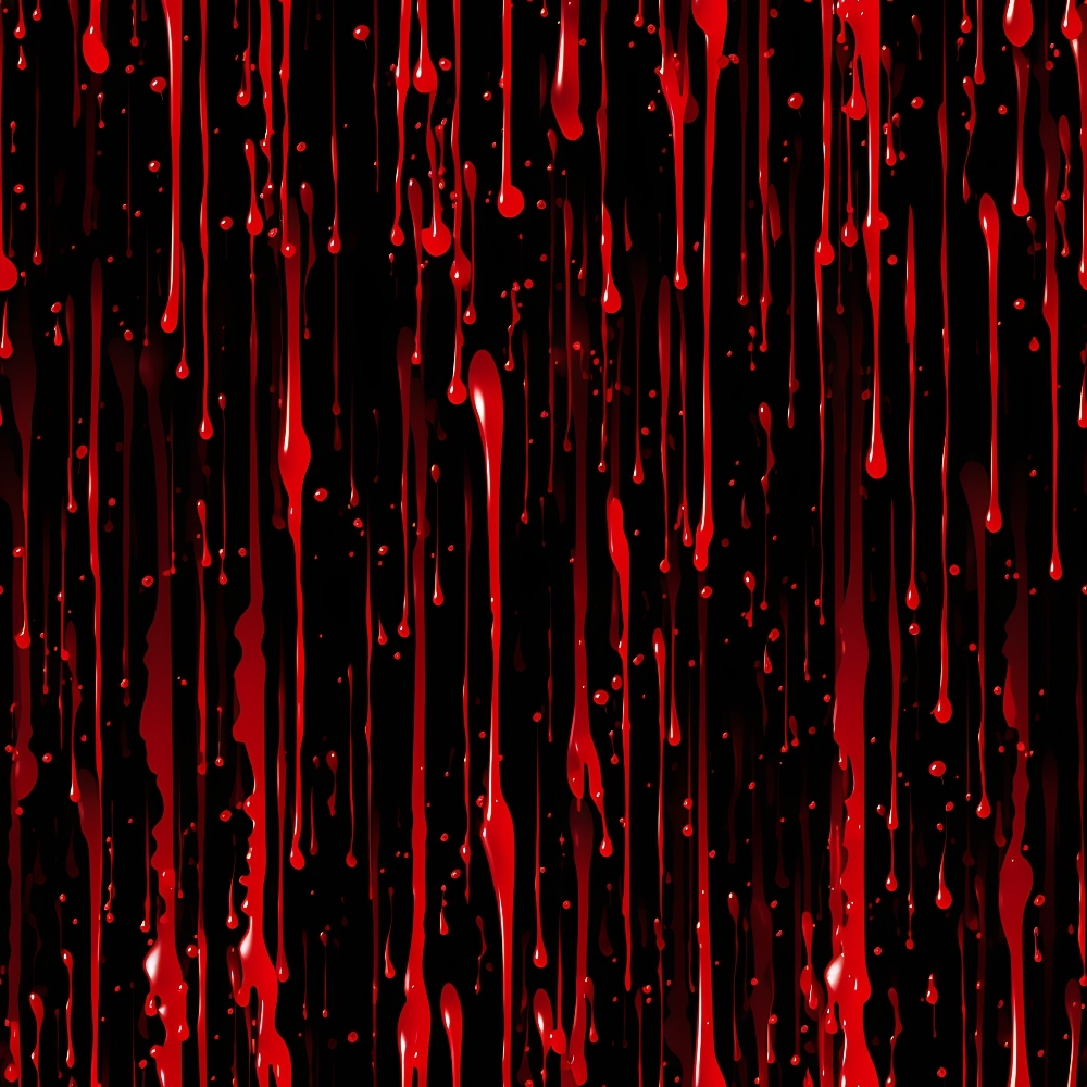 Dripping Red Liquid Pattern 2 Quilting Cotton Fabric
