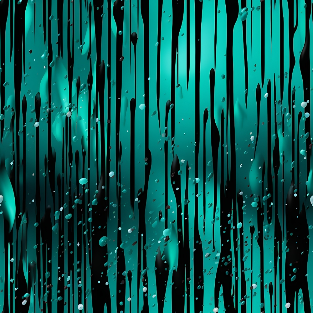 Dripping Turquoise Liquid Pattern 2 Quilting Cotton Fabric