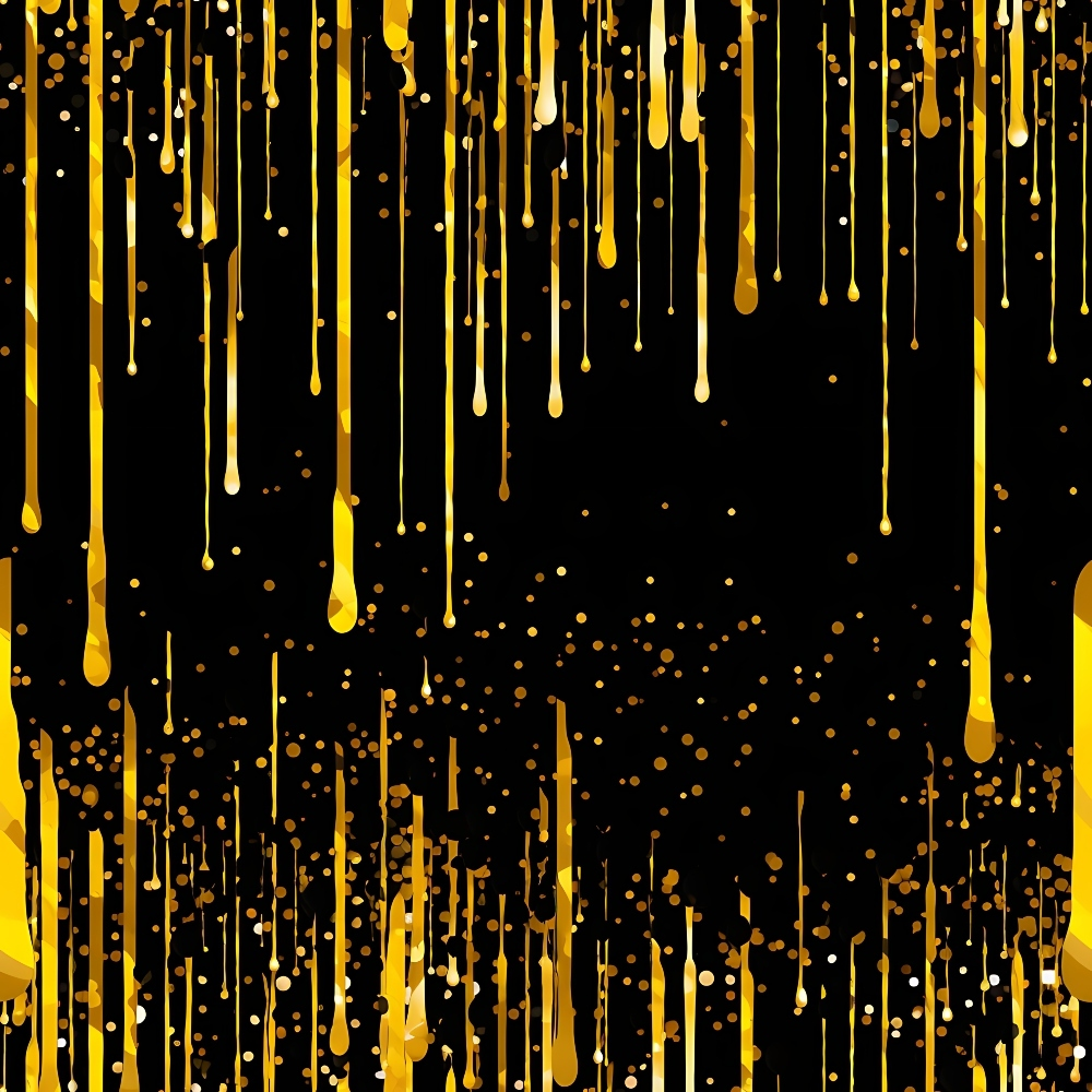 Dripping Yellow Liquid Pattern 2 Quilting Cotton Fabric ...