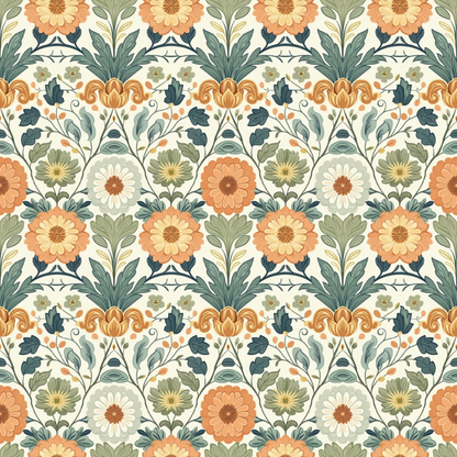 Heritage Garden Pattern 4 Quilting Cotton Fabric