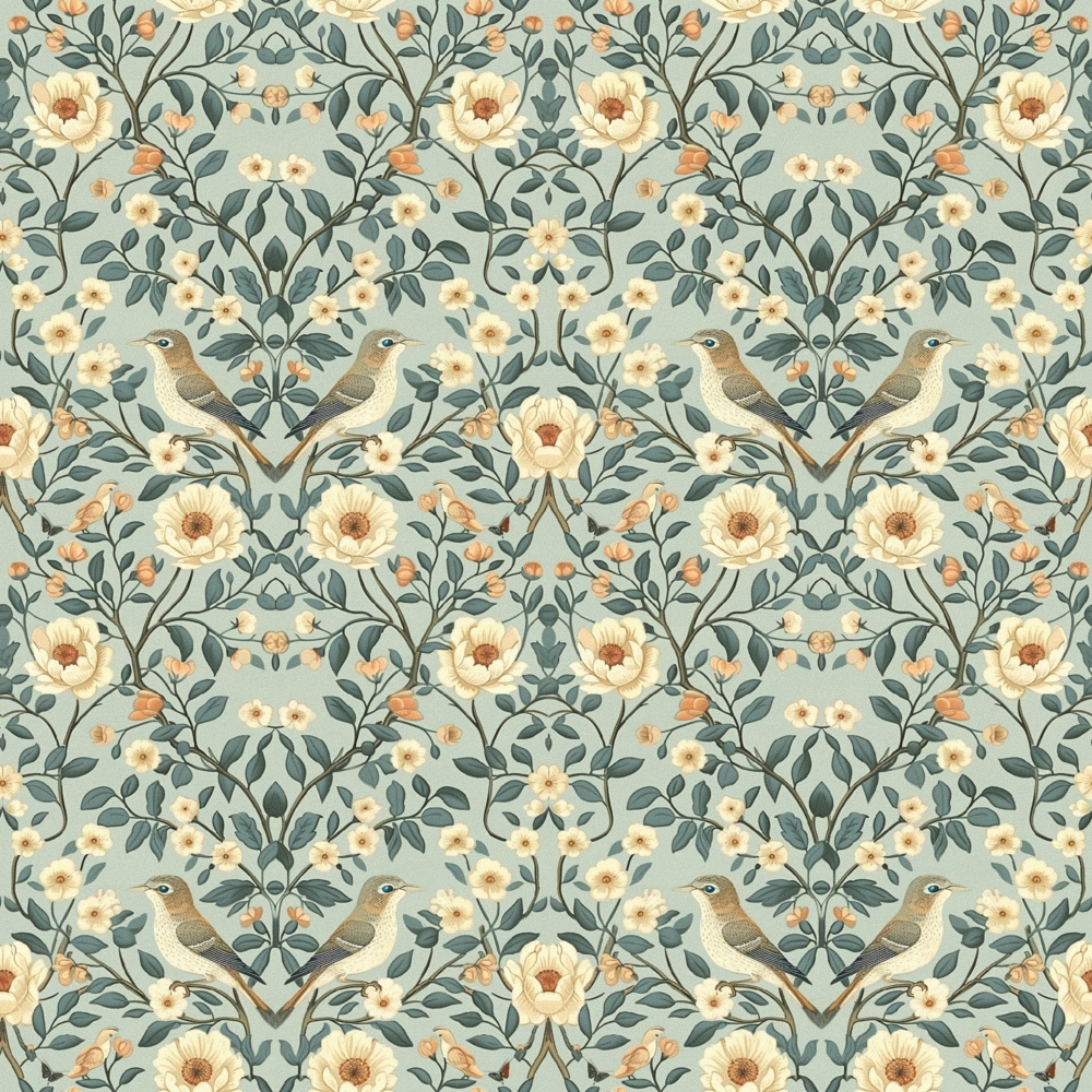 Heritage Garden Pattern 6 Quilting Cotton Fabric