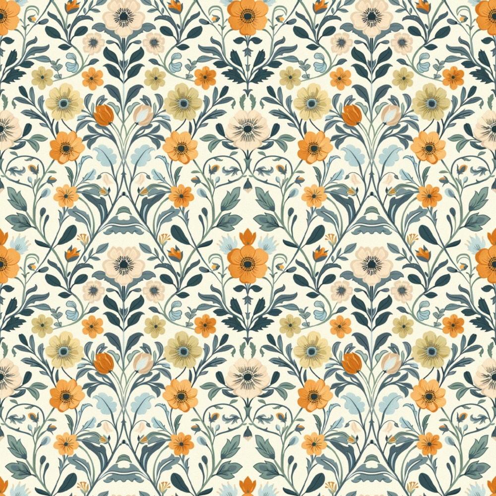 Heritage Garden Pattern 9 Quilting Cotton Fabric