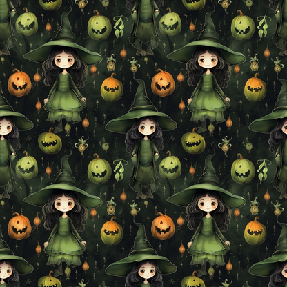 Spooky Season Pattern 3 Quilting Cotton Fabric