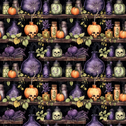 Spooky Season Pattern 12 Quilting Cotton Fabric