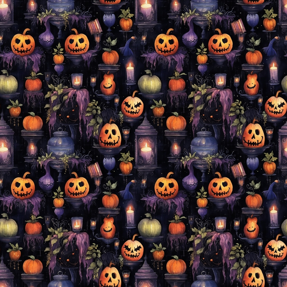 Spooky Season Pattern 18 Quilting Cotton Fabric