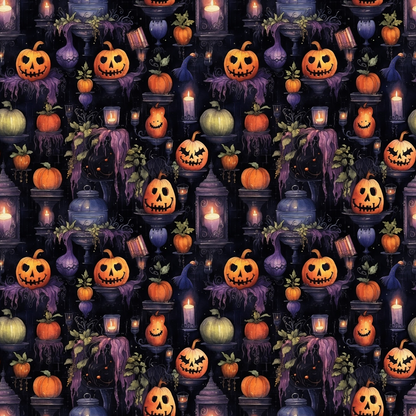 Spooky Season Pattern 18 Quilting Cotton Fabric