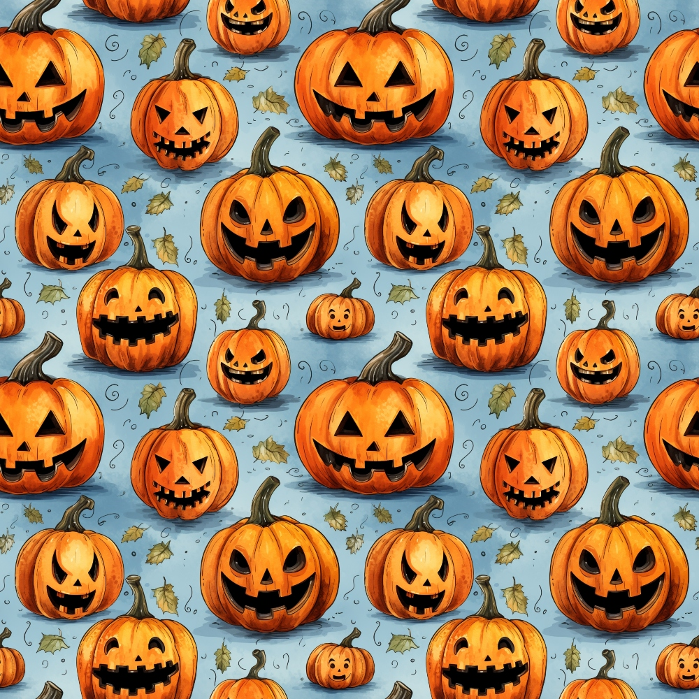 Spooky Season Pattern 23 Quilting Cotton Fabric