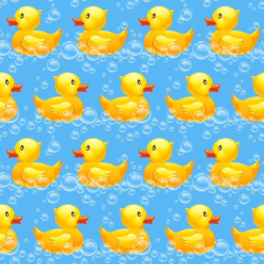 Ducks in the Tub Quilting Cotton Fabric