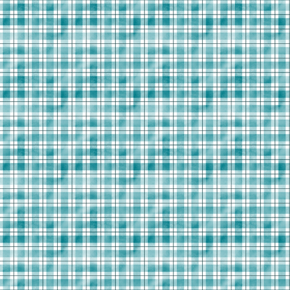 Watercolor Lumberjack Plaid Pattern 32 Quilting Cotton Fabric