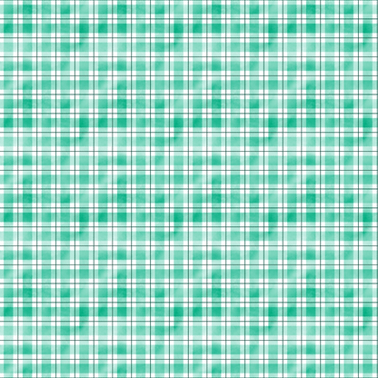 Watercolor Lumberjack Plaid Pattern 34 Quilting Cotton Fabric