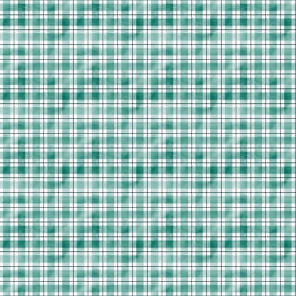 Watercolor Lumberjack Plaid Pattern 35 Quilting Cotton Fabric