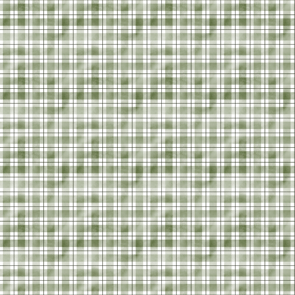 Watercolor Lumberjack Plaid Pattern 42 Quilting Cotton Fabric