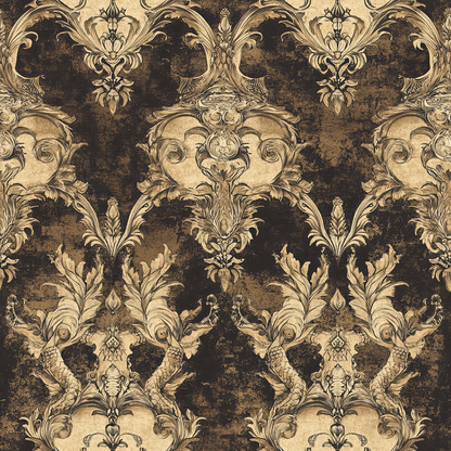 Draconian Royale Pattern 1 Quilting Cotton Fabric