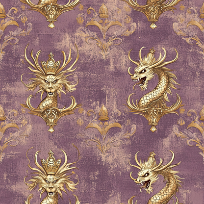 Draconian Royale Pattern 59 Quilting Cotton Fabric