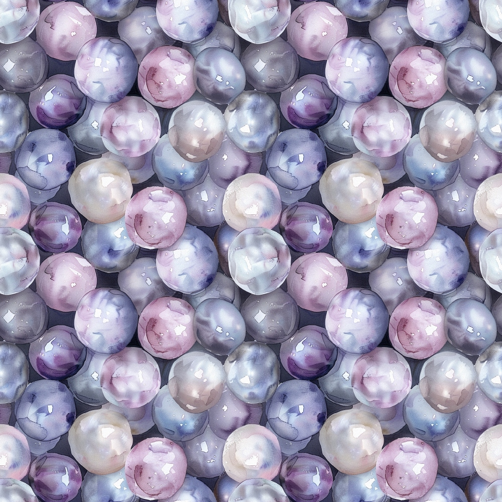 Freshwater Pearls Pattern 10 Quilting Cotton Fabric
