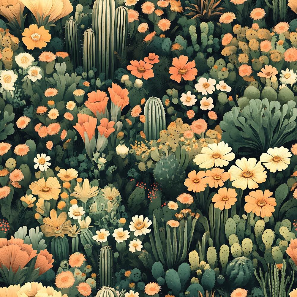 Cactus Gardens Pattern 2 Quilting Cotton Fabric