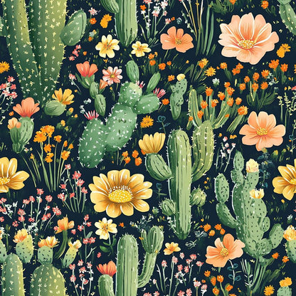 Cactus Gardens Pattern 11 Quilting Cotton Fabric