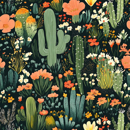 Cactus Gardens Pattern 13 Quilting Cotton Fabric
