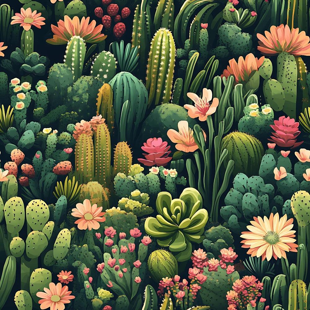 Cactus Gardens Pattern 15 Quilting Cotton Fabric