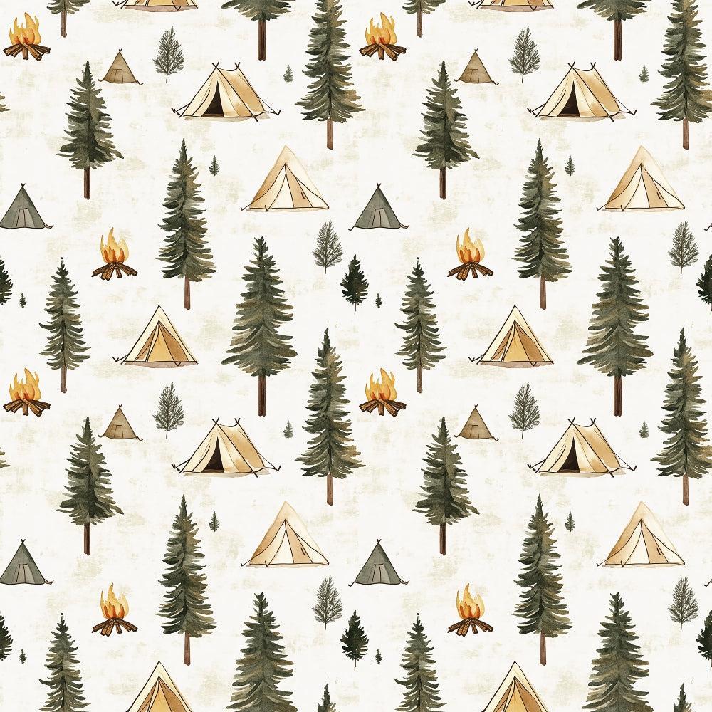 Camping in the Forest Pattern 2 Quilting Cotton Fabric