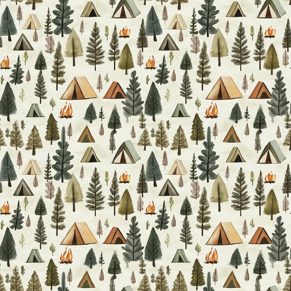 Camping in the Forest Pattern 5 Quilting Cotton Fabric