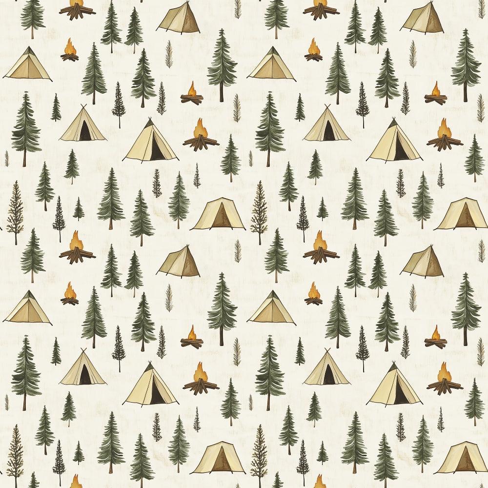 Camping in the Forest Pattern 6 Quilting Cotton Fabric