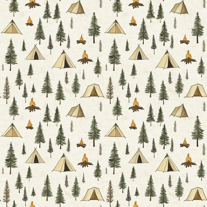 Camping in the Forest Pattern 6 Quilting Cotton Fabric