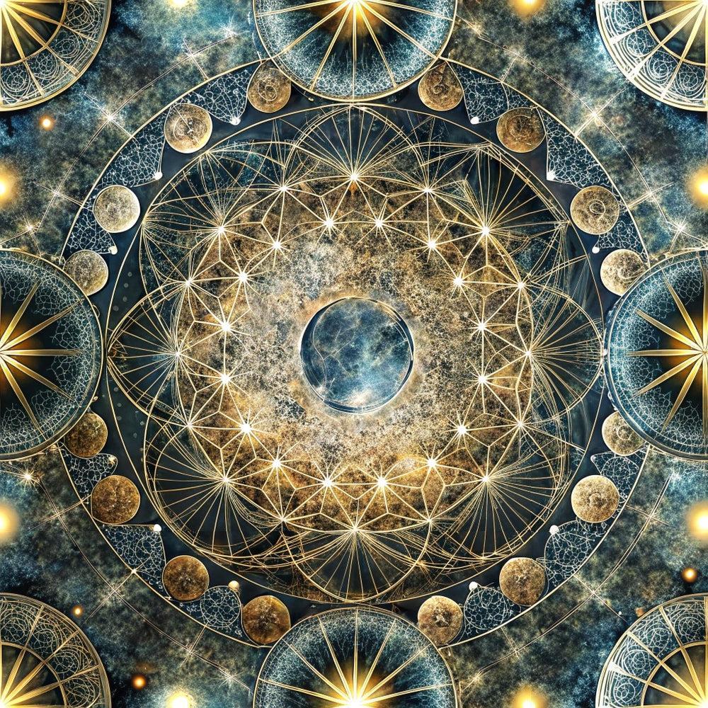 Celestial Elements Pattern 4 Quilting Cotton Fabric