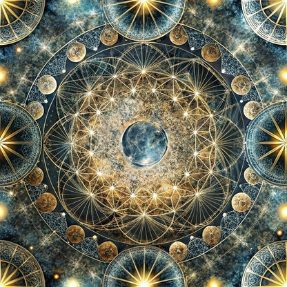 Celestial Elements Pattern 4 Quilting Cotton Fabric