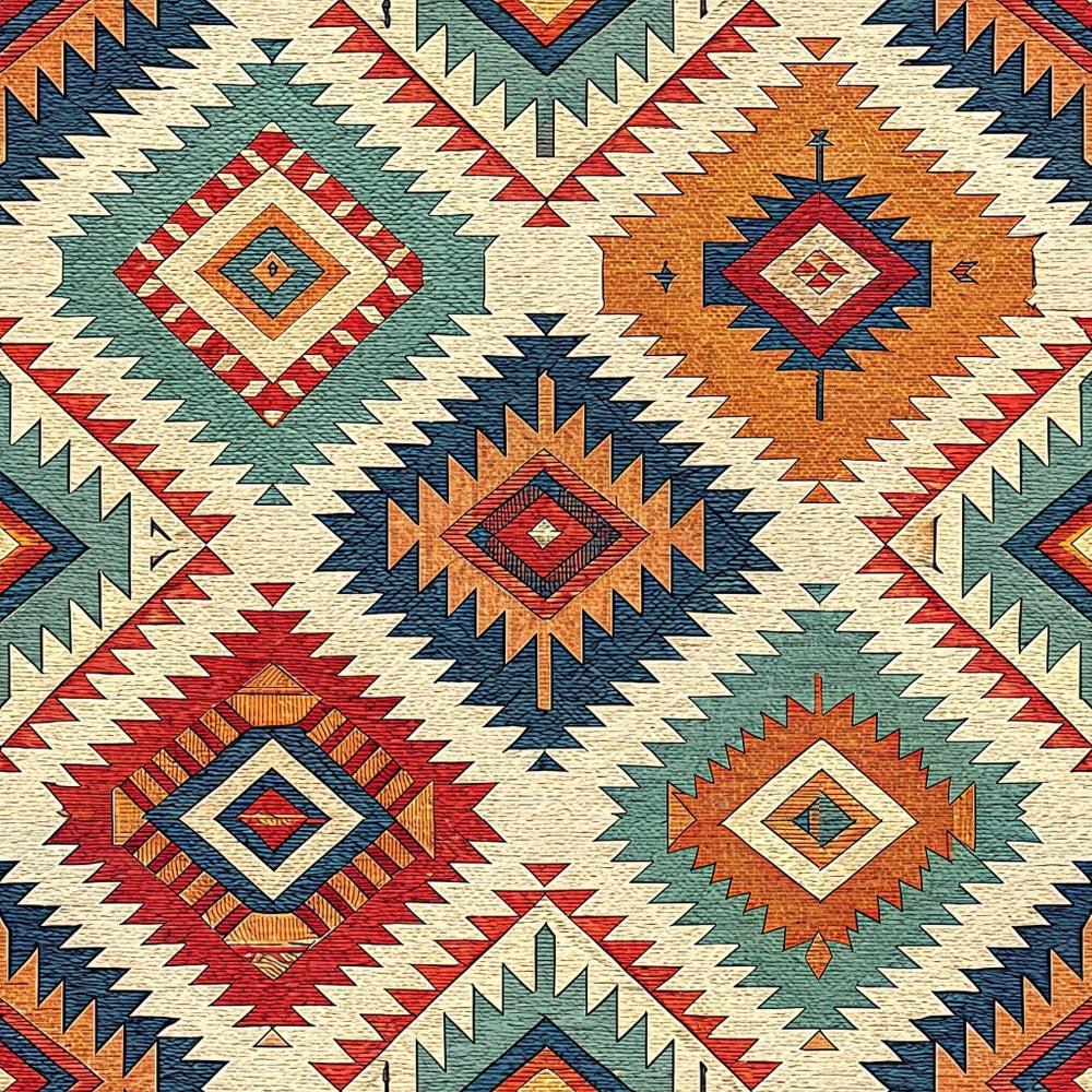Turkish Kilim Pattern 6 Quilting Cotton Fabric
